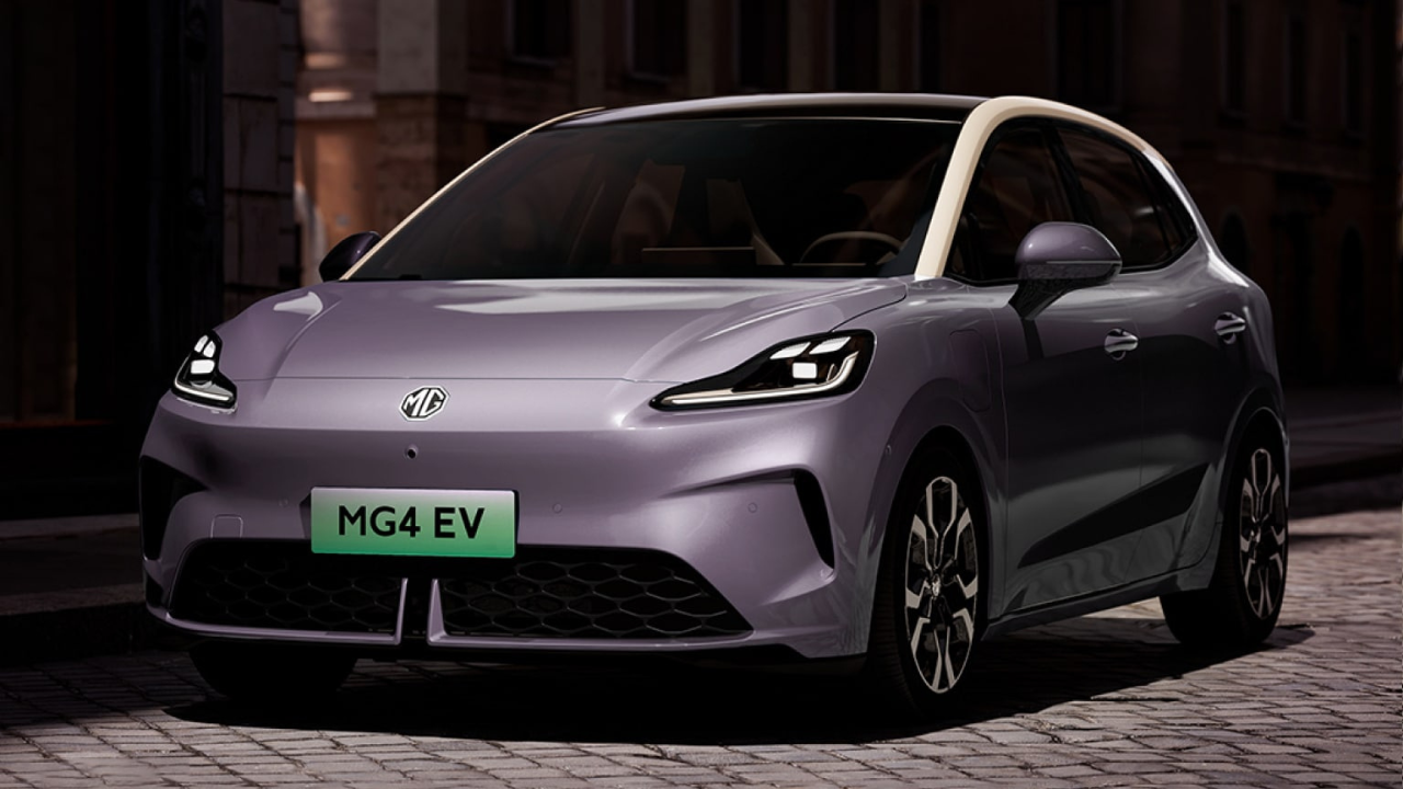 MG 4 Electric Hatchback Debuts Globally with New Design